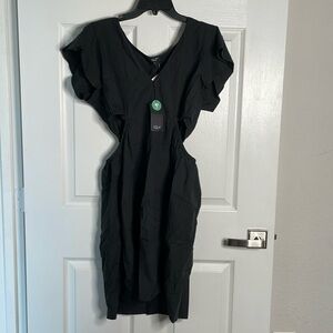 NWT Rails Nyla Short Sleeve Cutout Mini Dress